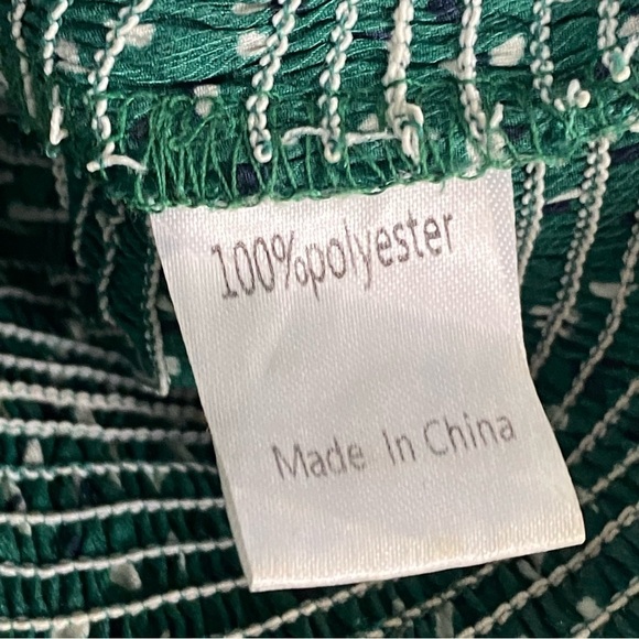 PRINCESS POLLY Melvin Top Green Milkmaid Long Sleeve - Picture 10 of 10